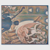 De Can-can Seurat Neo Impressionist Pointillist Cadeaupapier (Vlak)