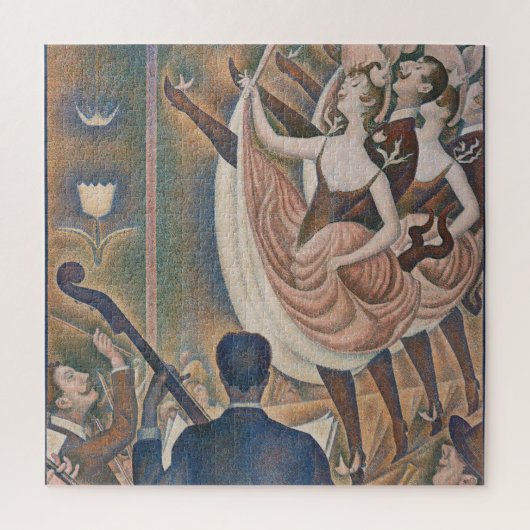 De Can-can Seurat Neo Impressionist Pointillist Legpuzzel (Verticaal)