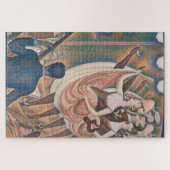 De Can-can Seurat Neo Impressionist Pointillist Legpuzzel (Horizontaal)