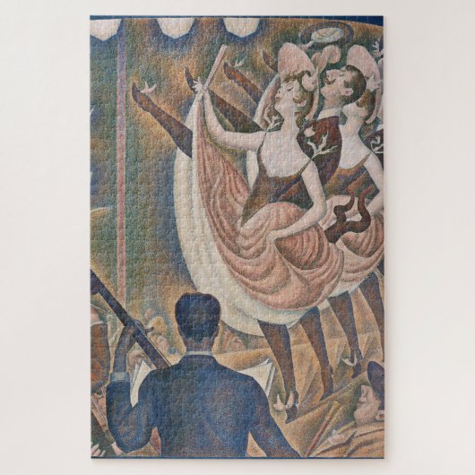 De Can-can Seurat Neo Impressionist Pointillist Legpuzzel (Verticaal)