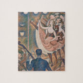 De Can-can Seurat Neo Impressionist Pointillist Legpuzzel (Verticaal)