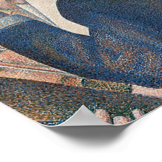 De Can-can Seurat Neo Impressionist Pointillist Poster (Hoek)