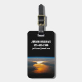 De Canadese provincies Newfoundland en Labrador. Bagagelabel (Voorkant verticaal)