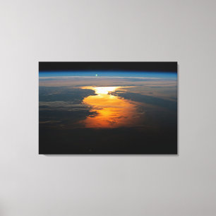 De Canadese provincies Newfoundland en Labrador. Canvas Afdruk