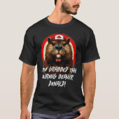 De Canadese 'verkeerde bever' Donald Trump T-shirt (Voorkant)