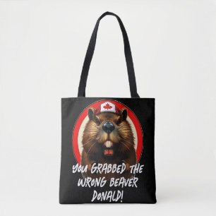 De Canadese 'verkeerde bever' Donald Trump Tote Bag