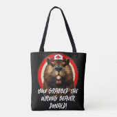 De Canadese 'verkeerde bever' Donald Trump Tote Bag (Achterkant)