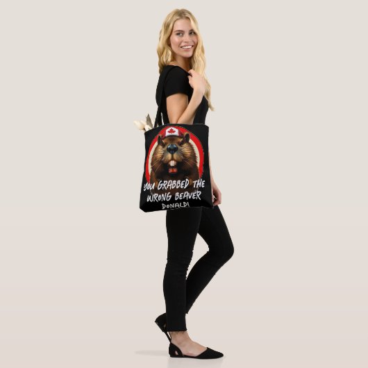 De Canadese 'verkeerde bever' Donald Trump Tote Bag (Op model)