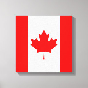 De Canadese vlag, Canada Canvas Afdruk