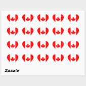 De Canadese vlag, Canada Hart Sticker (Vel)