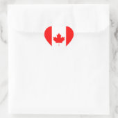 De Canadese vlag, Canada Hart Sticker (Tas)