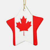 De Canadese vlag, Canada Keramisch Ornament (Links)