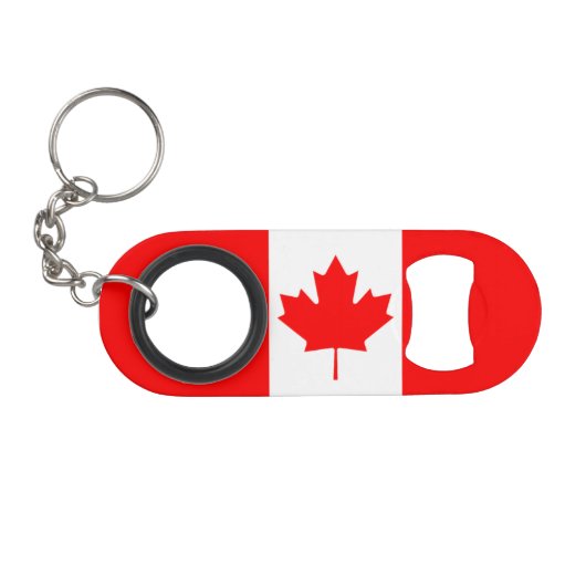 De Canadese vlag, Canada Mini Flessenopener (Voorkant (Horizontaal))