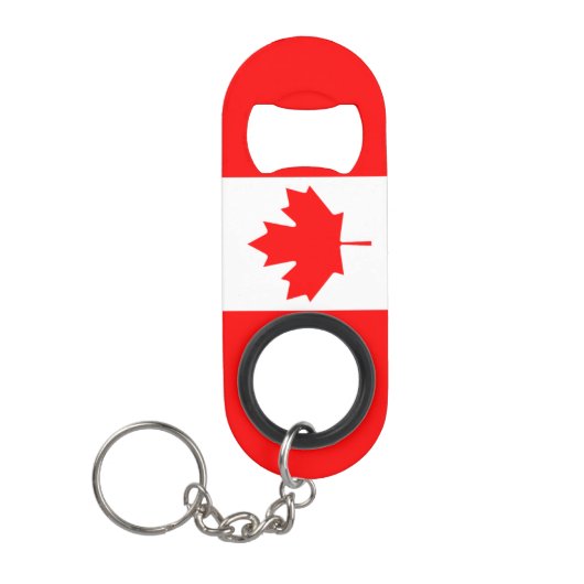 De Canadese vlag, Canada Mini Flessenopener (Voorkant)
