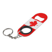 De Canadese vlag, Canada Mini Flessenopener (Voorkant Gekanteld)