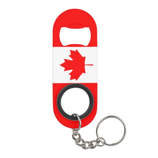 De Canadese vlag, Canada Mini Flessenopener (Achterkant)