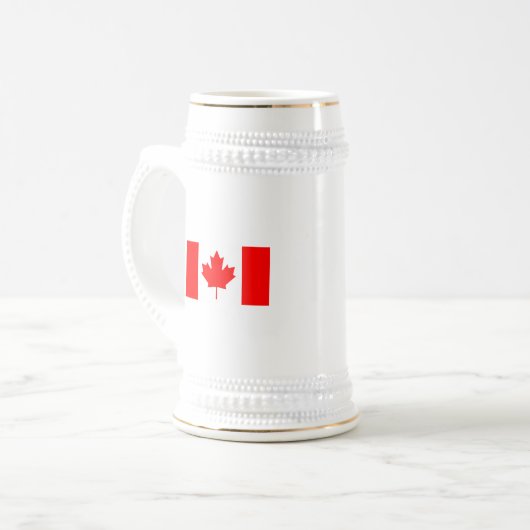 De Canadese vlag - Canada Souvenir Bierpul (Voorkant links)