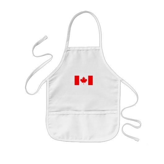 De Canadese vlag - Canada Souvenir Kinder Schort (Voorkant)
