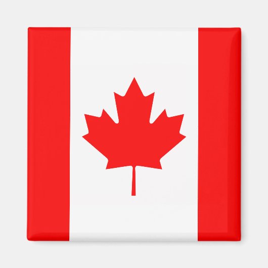 De Canadese vlag - Canada Souvenir Magneet (Voorkant)