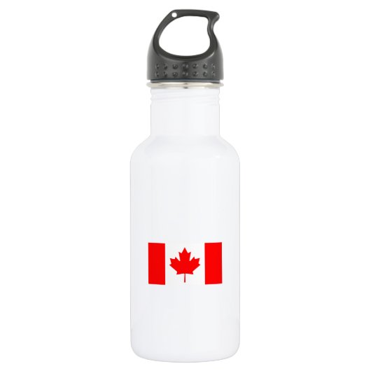 De Canadese vlag - Canada Souvenir Waterfles (Voorkant)
