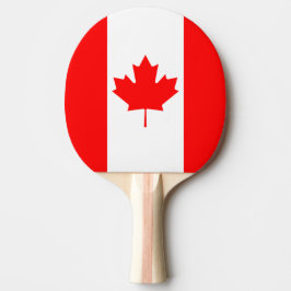 De Canadese vlag, Canada Tafeltennisbatje