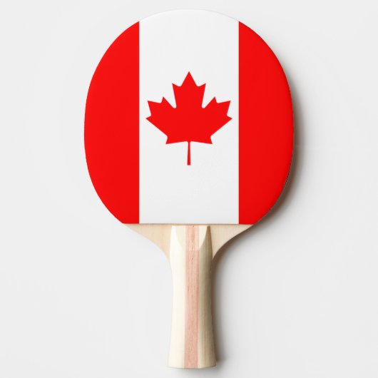 De Canadese vlag, Canada Tafeltennisbatje (Voorkant)