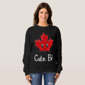 De Canadese vlag Maple Leaf Funny Canada Souvenir Trui (Voorkant volledig)