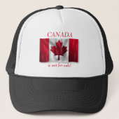 De Canadese vlag van Canada is niet te koop! Trucker Pet (Voorkant)