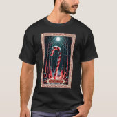 De Candy Cane Tarot Kaart T-shirt (Voorkant)