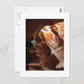 De "canion van de groef - Verticaal " Briefkaart (Voorkant / Achterkant)