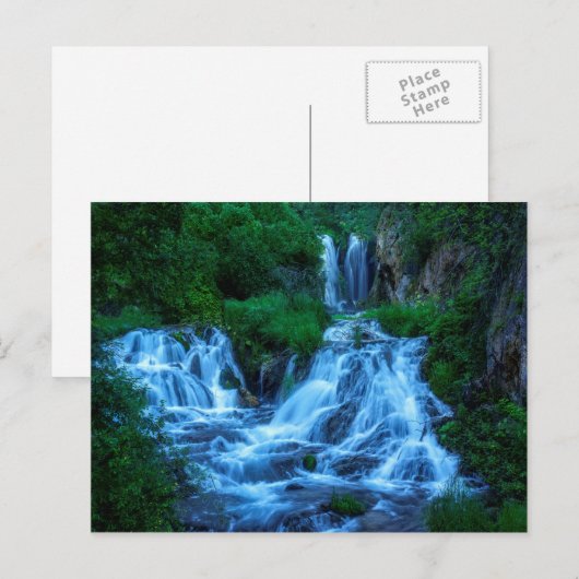 De Canion van Spearfish van de Herfsten van Briefkaart (Voorkant / Achterkant)