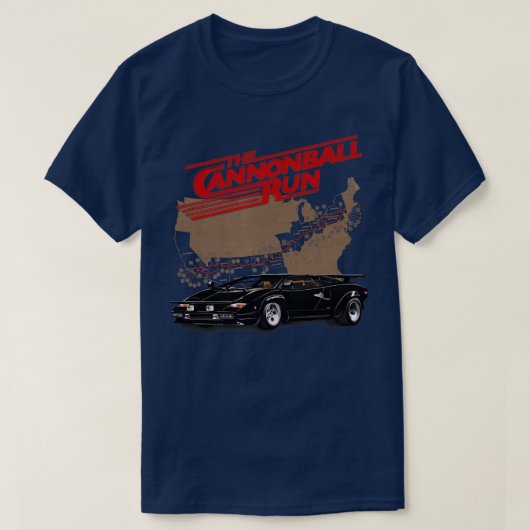 De Cannonball Run 2 T-shirt (Design voorkant)