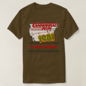 De Cannonball Run T-shirt (Design voorkant)