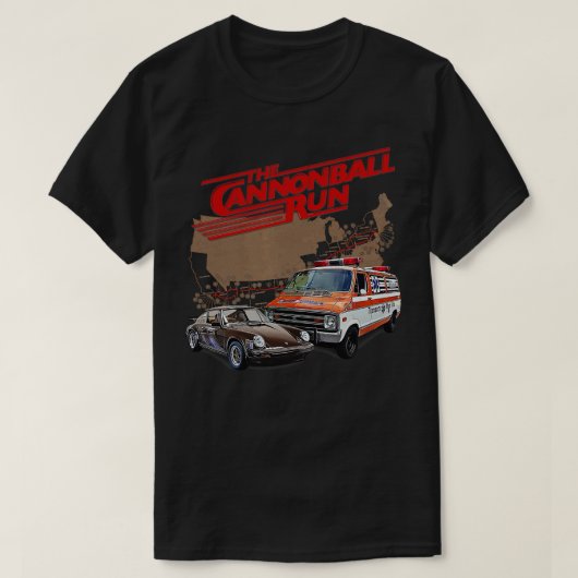 De Cannonball Run T-shirt (Design voorkant)