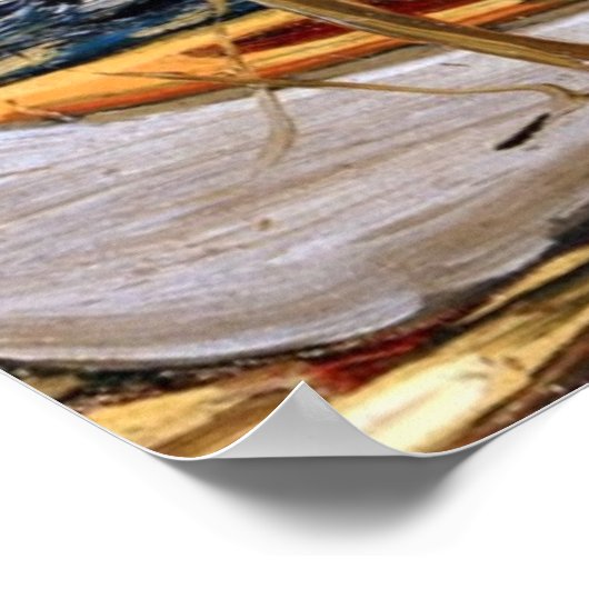 De Canoe, mooie kunst van Tom Thomson, Poster (Hoek)