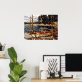 De Canoe, mooie kunst van Tom Thomson, Poster (Thuiskantoor)