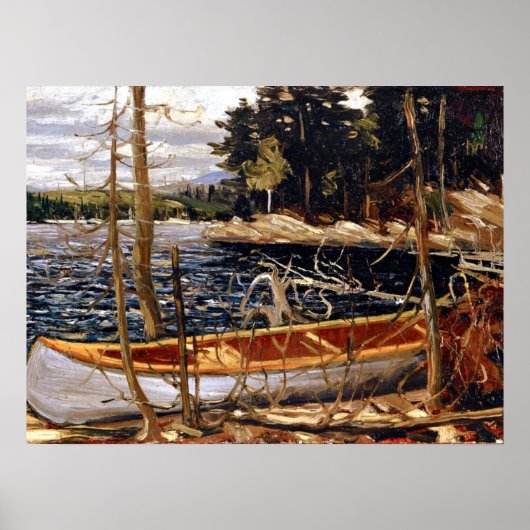 De Canoe, mooie kunst van Tom Thomson, Poster (Voorkant)
