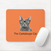 De Cantaloupe kat Logo Mousepad Muismat (Met muis)