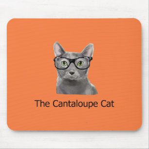 De Cantaloupe kat Logo Mousepad Muismat