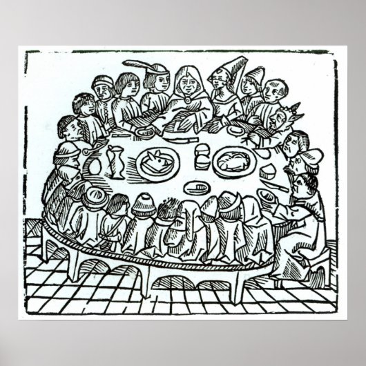 De Canterbury Pilgrims Poster (Voorkant)