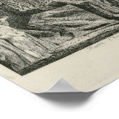 De Canterbury Pilgrims van William Blake Poster (Hoek)