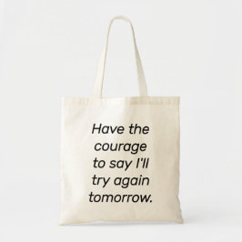 De Canvas tas Courage
