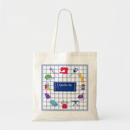 De Canvas tas Label Quilt aanpassen (Voorkant)