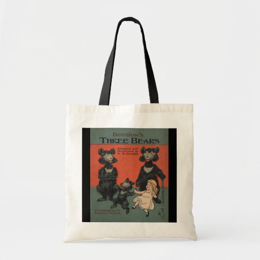 De Canvas tas met drie Beren (Voorkant)