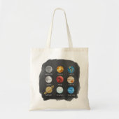 De Canvas tas Planets (Voorkant)
