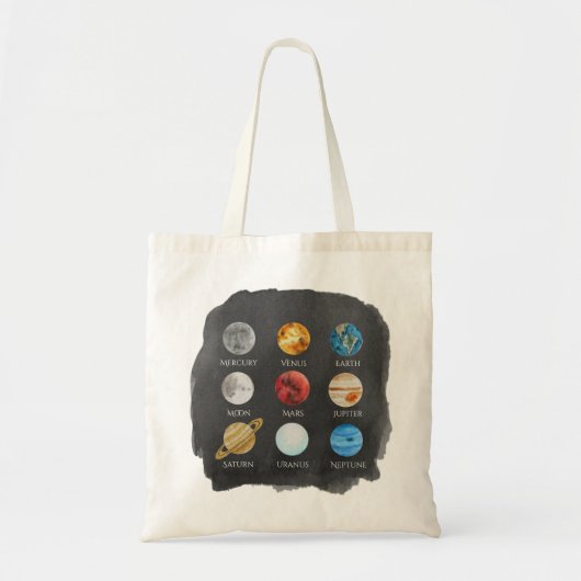 De Canvas tas Planets (Voorkant)