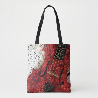De Canvas tas Rode Violin