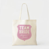 De canvas tas van de Bride van het team gepersonal (Voorkant)
