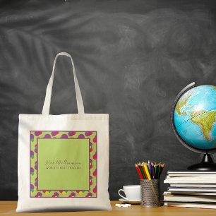 De Canvas tas van de Bright Modern Abstract Patter