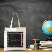 De Canvas tas van de Bright Modern Floral Teacher